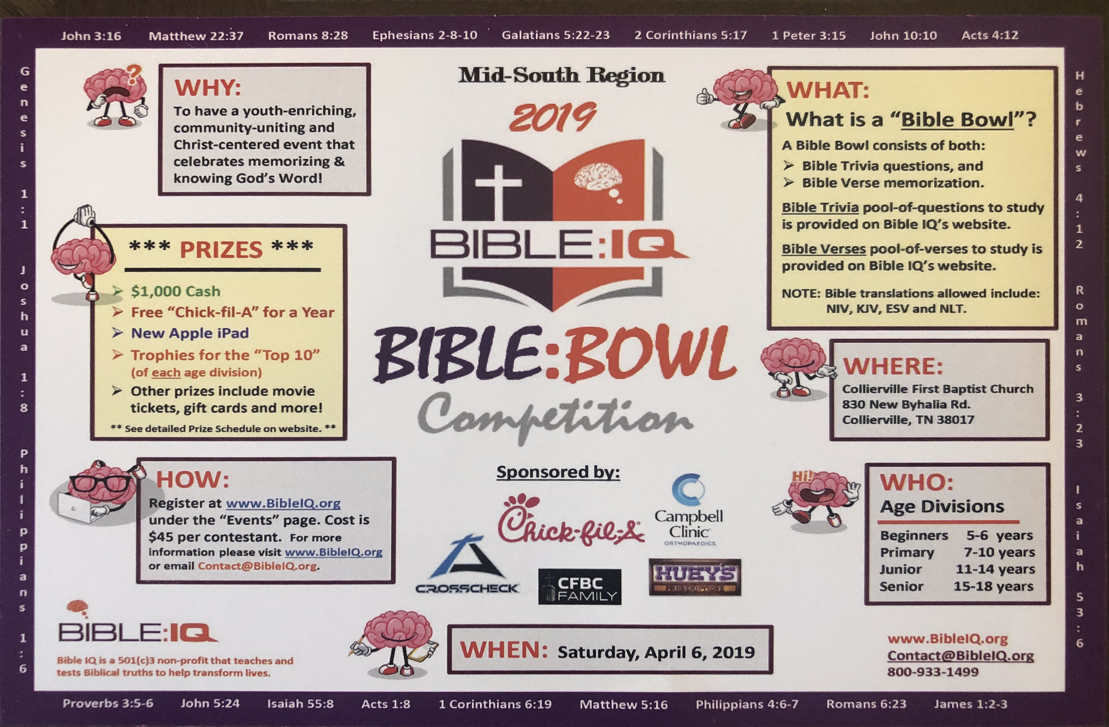 Bible Bowl flyer